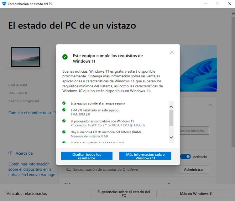 Comprobación Windows 10 - Paso 4